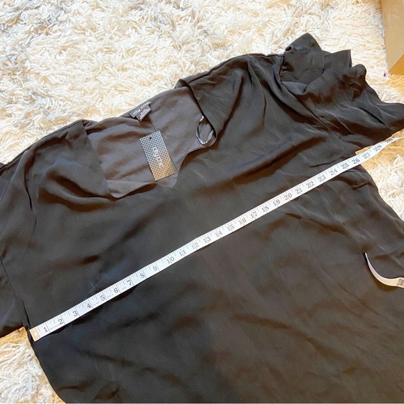 NWTs City Chic | Double Frill Dress in Black Size XL/22 - Picture 7 of 9